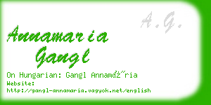 annamaria gangl business card